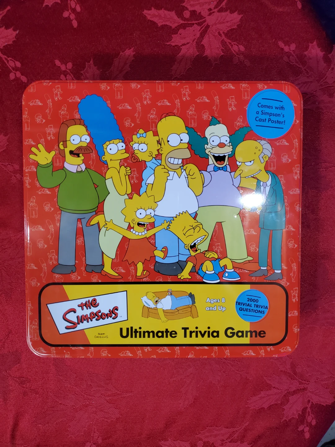 The Simpsons Ultimate Trivia Game Tin