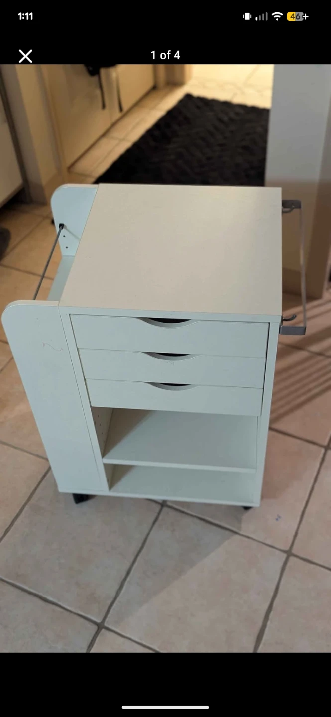 Ikea craft storage cart