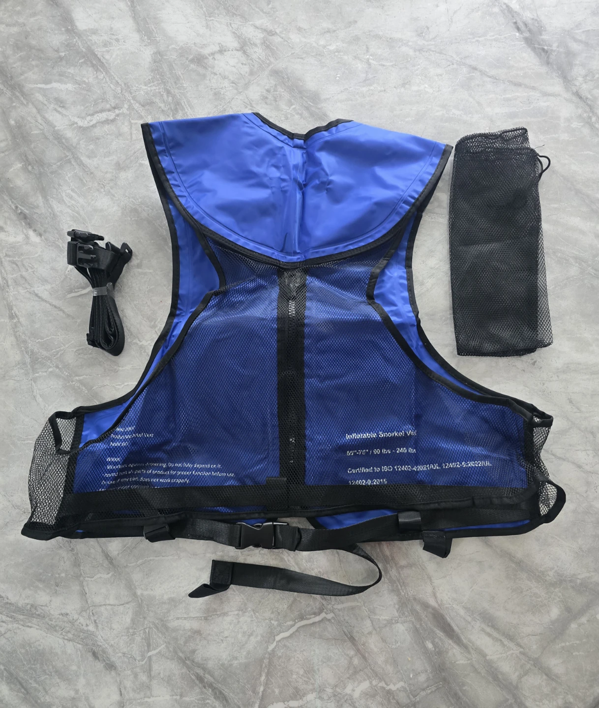 JURMICKEY Blue Inflatable Snorkel Vest - photo 3