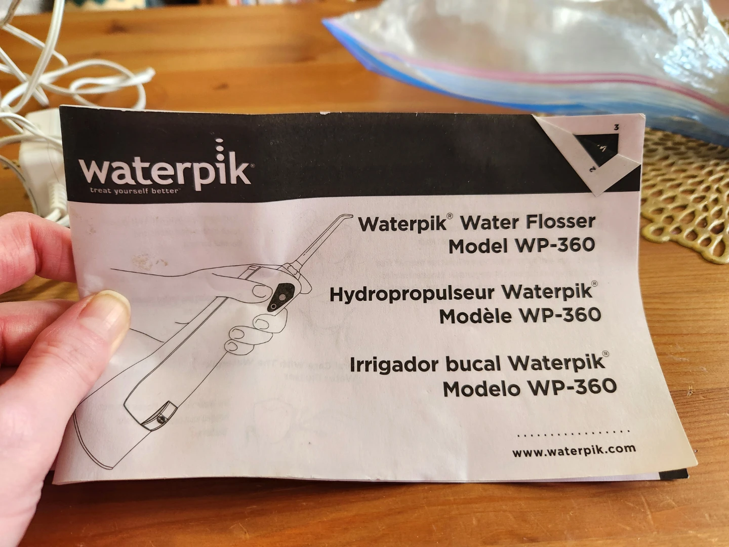 USED ONCE ~ Waterpik Water Flosser - photo 3