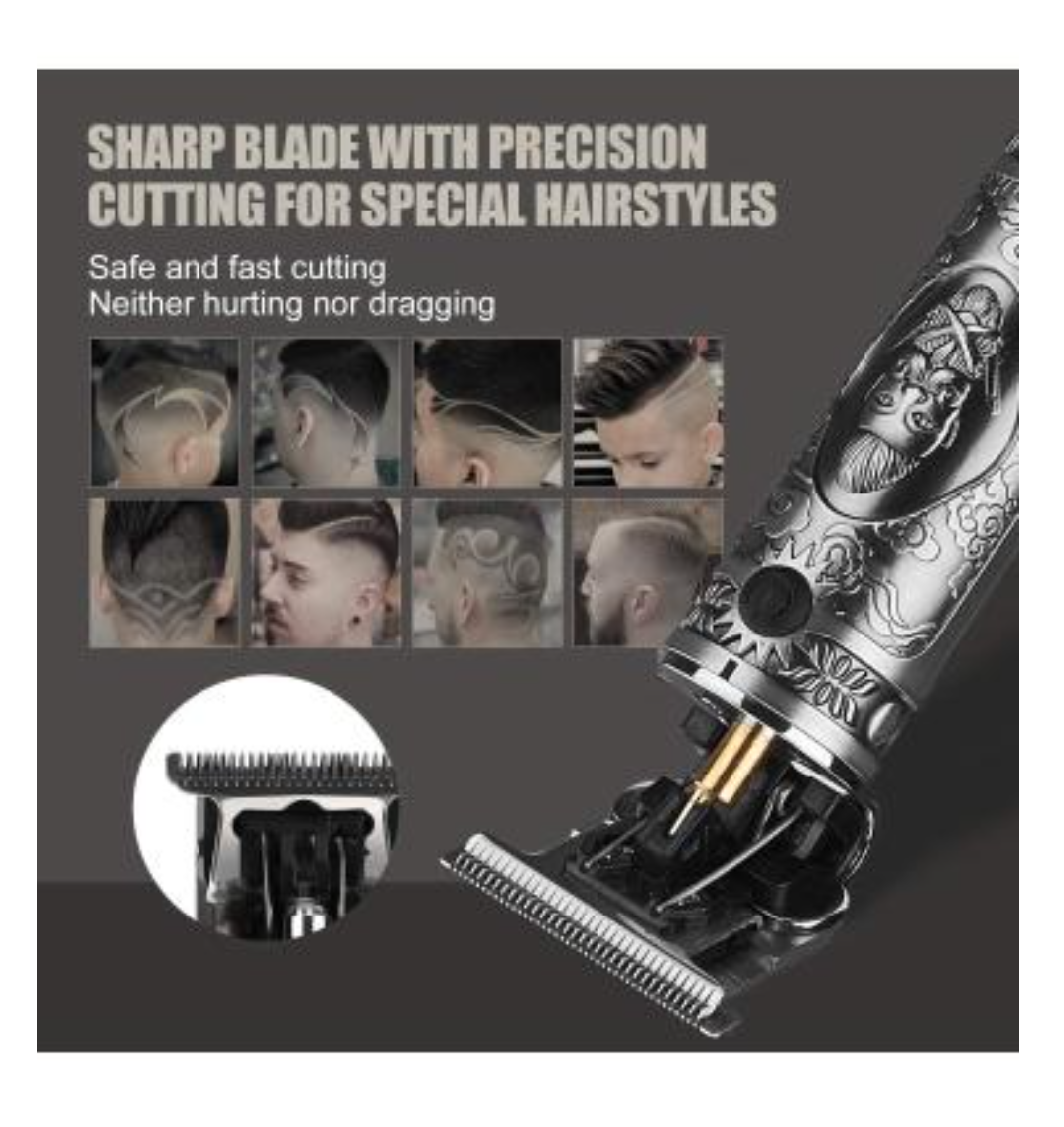 Professional Hair Trimmer - All Metal Engraving Body New - photo 4