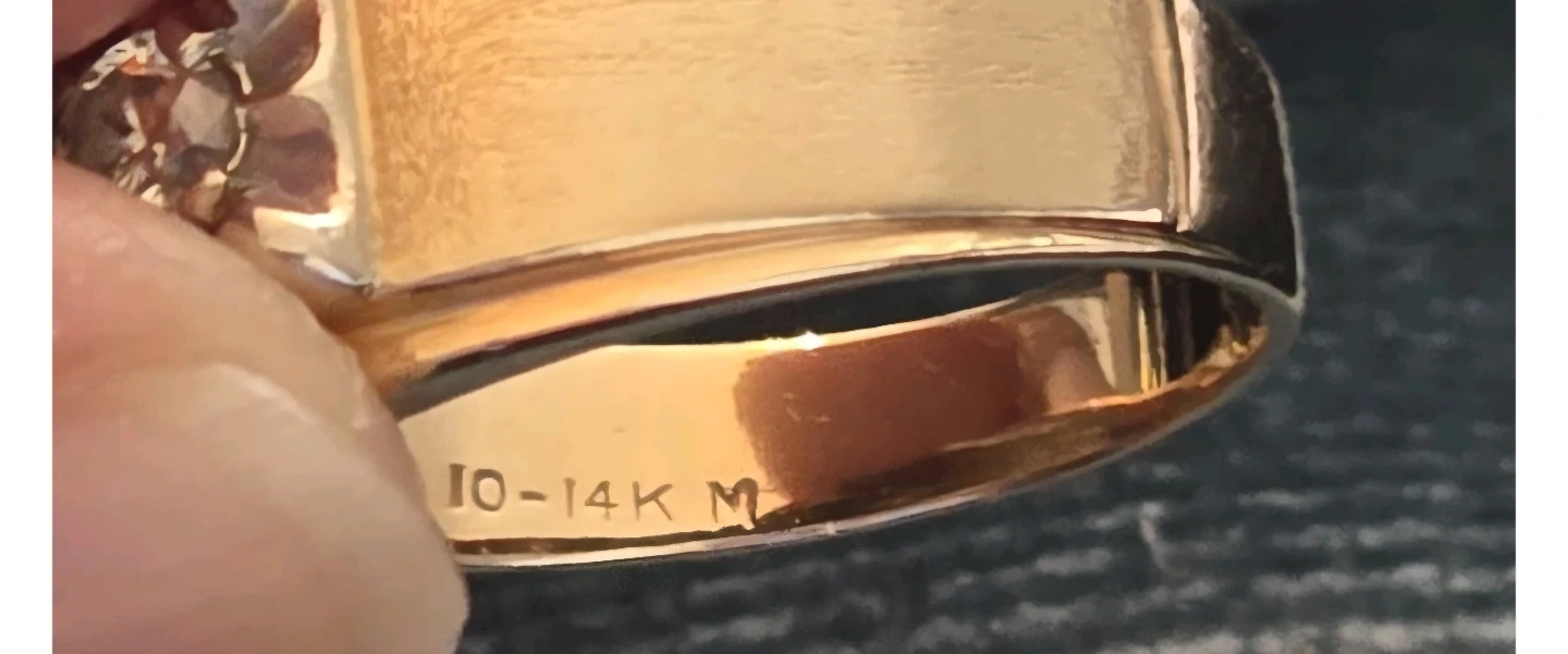 14k. Mens Vintage 14k. Gold Ring - photo 3