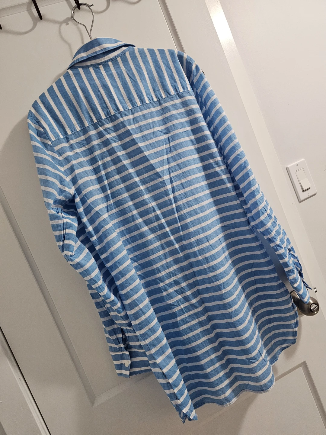 Tommy Bahama Blue & White Striped Cotton Shirt M/M - photo 2