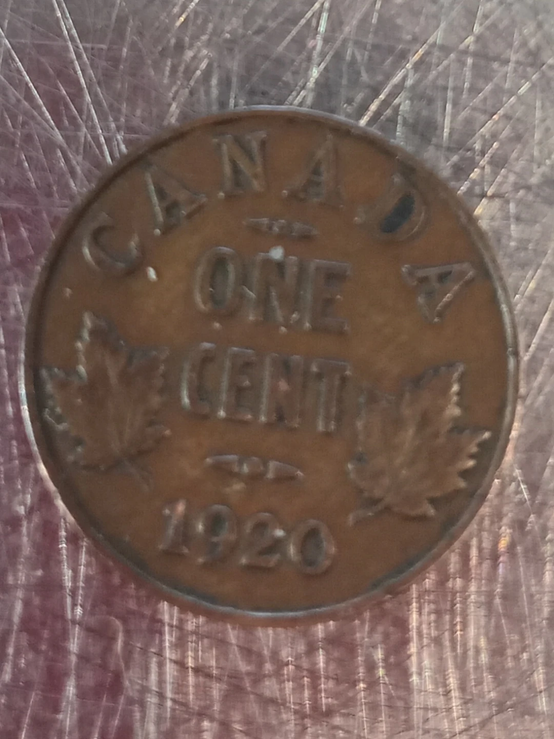 1920 Canada One Cent Coin