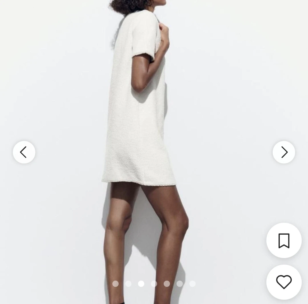Zara Textured Jacquard Mini Dress NWT 🌱 - photo 2