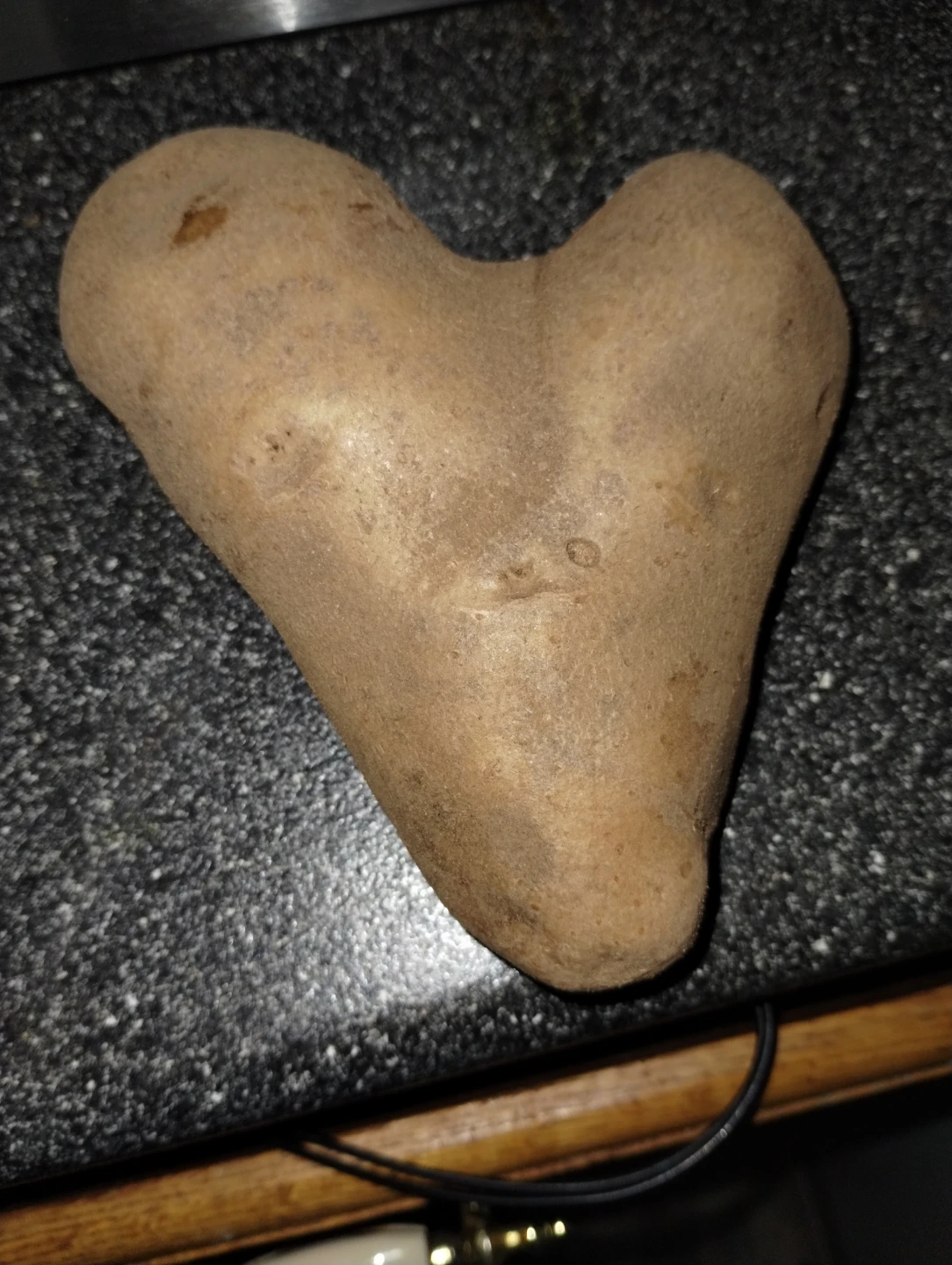 Heart-shaped potato