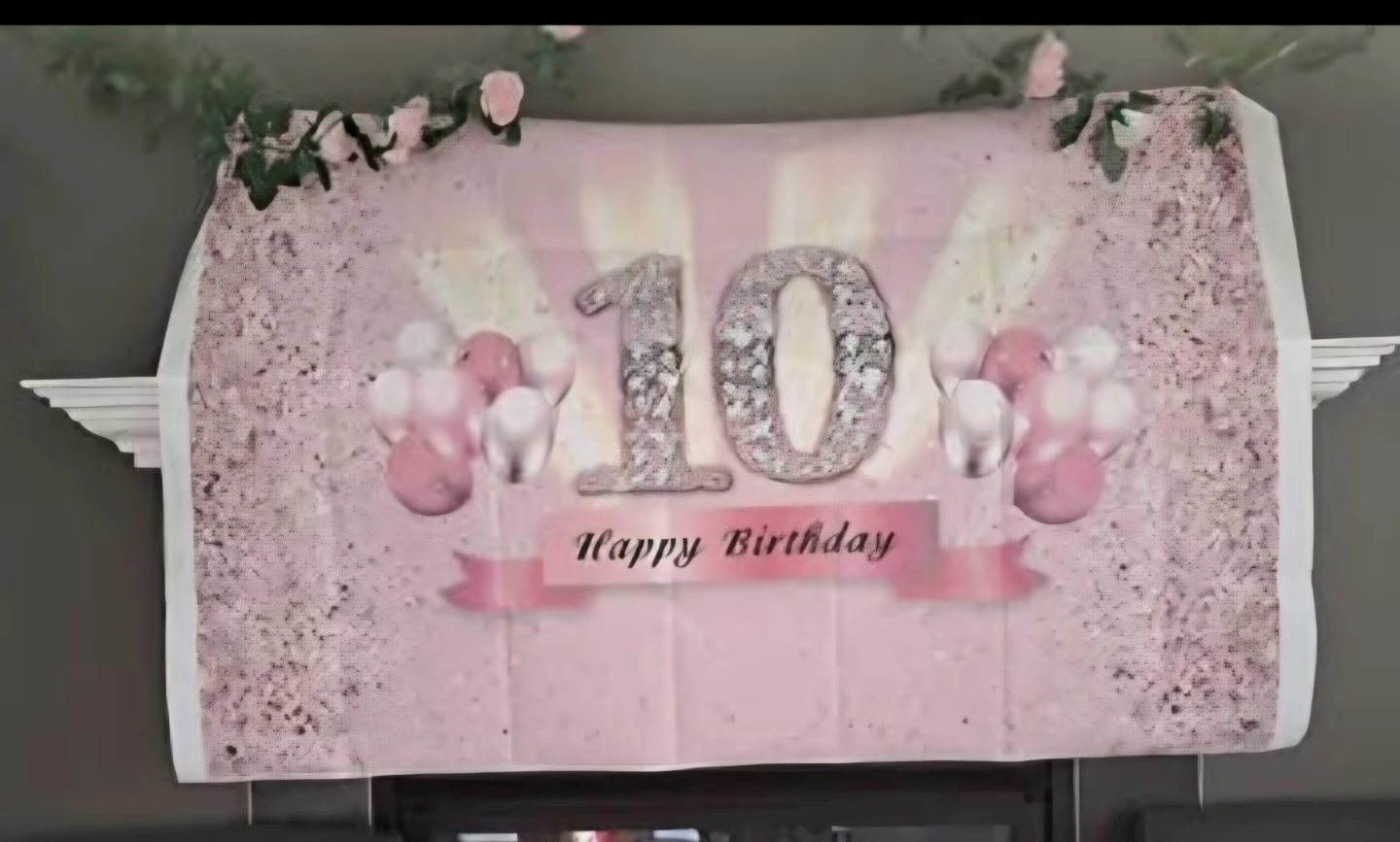 Happy 10th Birthday Banner
