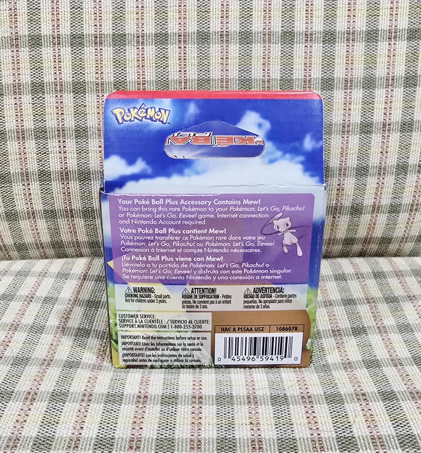 POKÉMON POKEBALL PLUS CONTROLLER WITH MEW ~ NEW‼️ - photo 3
