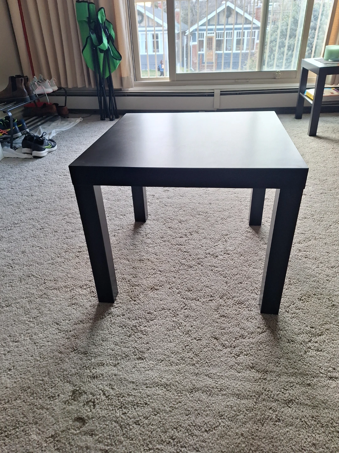 IKEA - LACK black square side coffee table