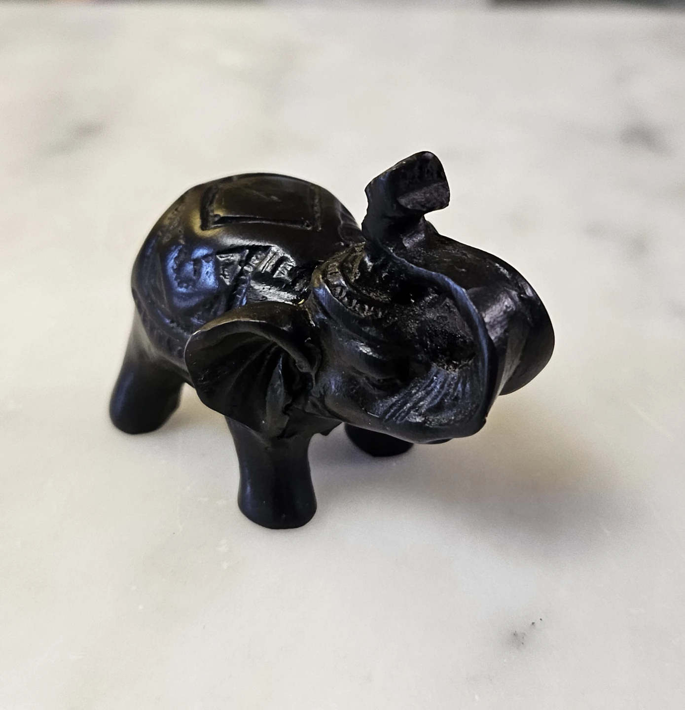 Black Elephant Figurine - photo 3