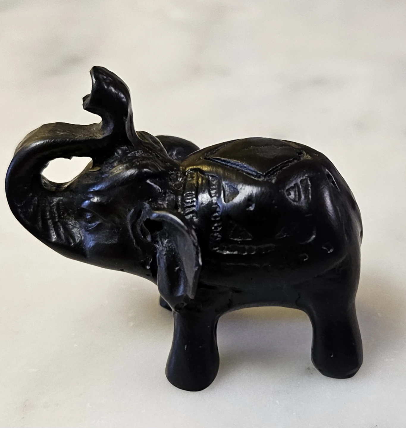 Black Elephant Figurine - photo 5