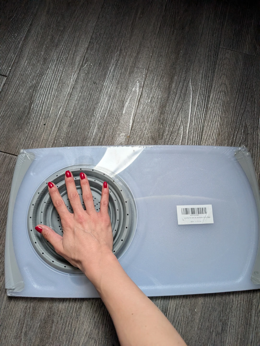 Over The Sink Collapsible Strainer with Rubber Edges - photo 3