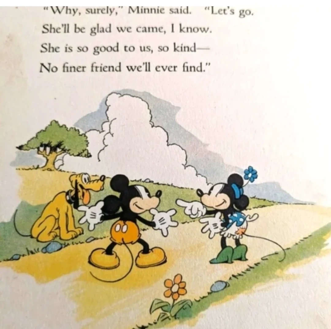 Walt Disney's 1932 Book The Adventures of Mickey Mouse rare find - photo 2