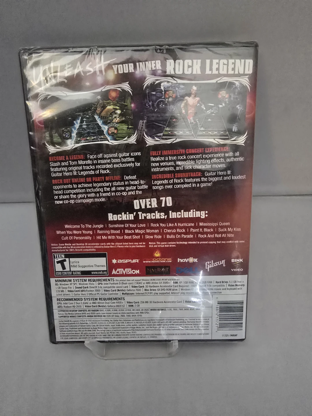 NEW! SEAL Guitar Hero 3 Legends Of Rock for PC - photo 2