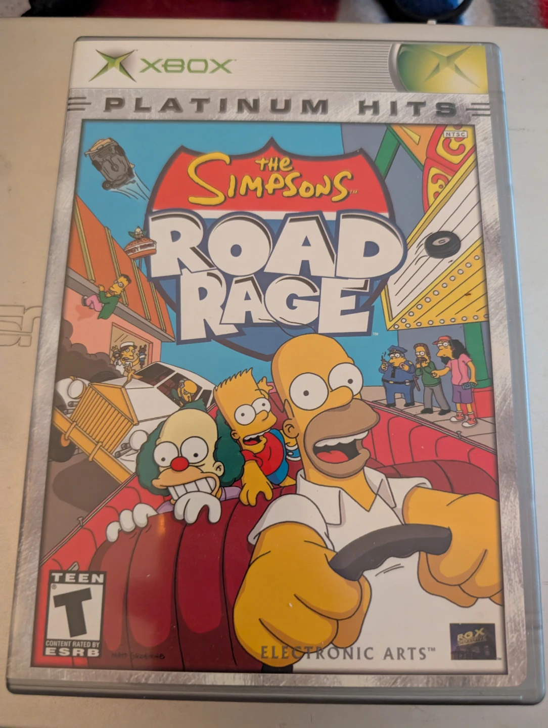 The Simpsons Road Rage Xbox Platinum Hits Game