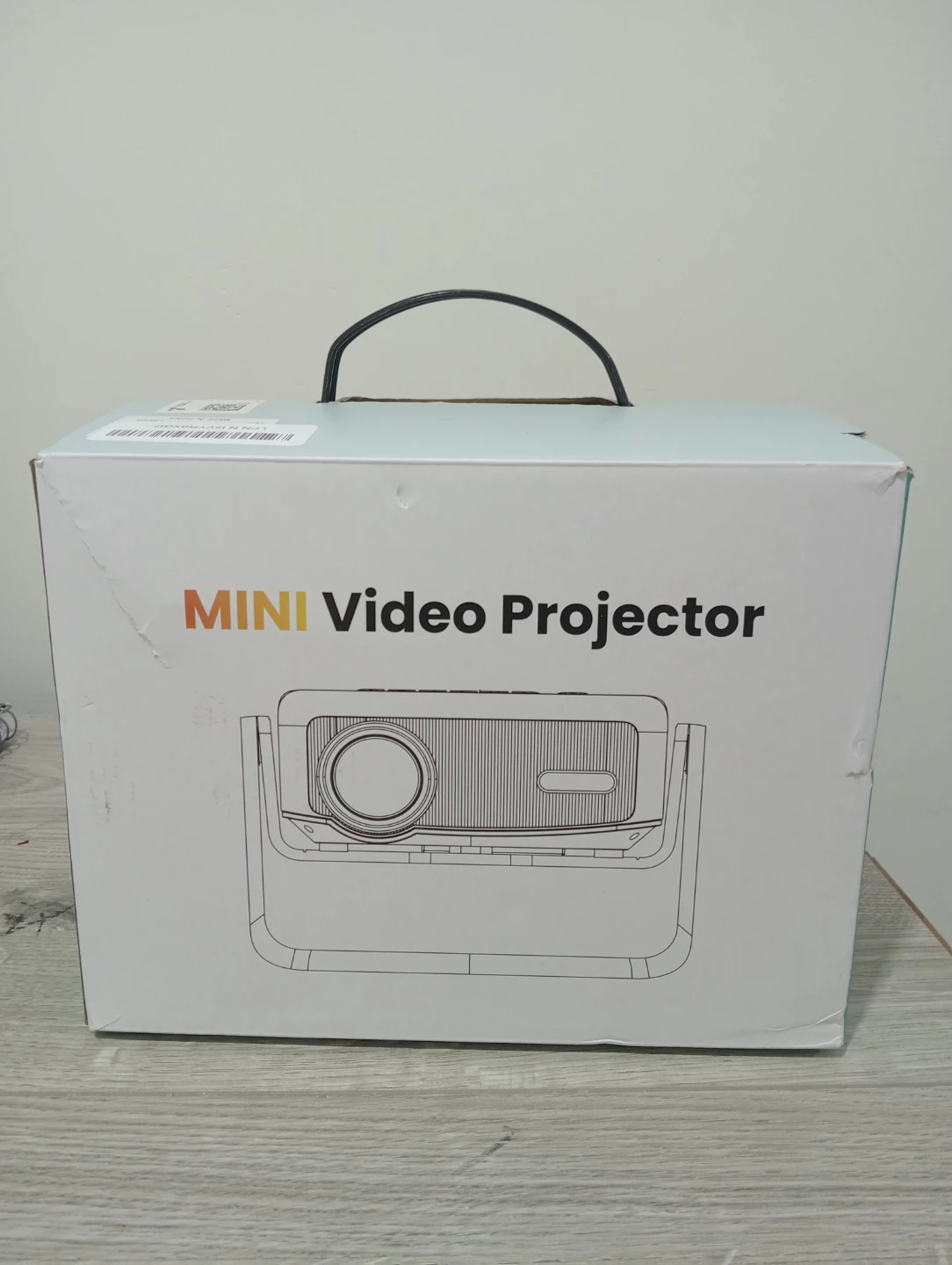 Lisowood Mini Video Projector with Remote and Power Adapter - photo 3
