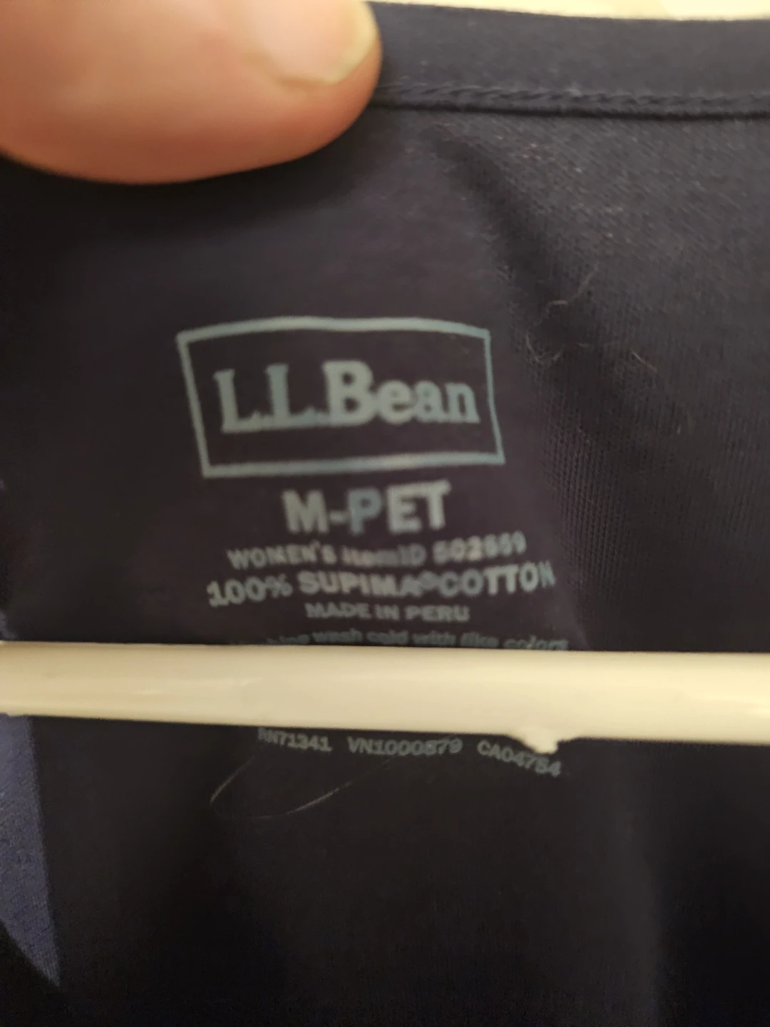 L.L.Bean Women's M-PET Supima Cotton Tank Top - Navy - photo 2