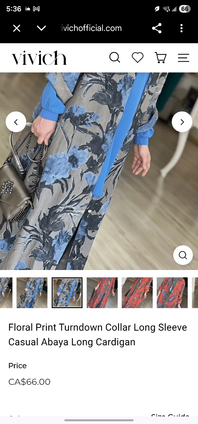 Vivich Floral Print Long Sleeve Cardigan - photo 4