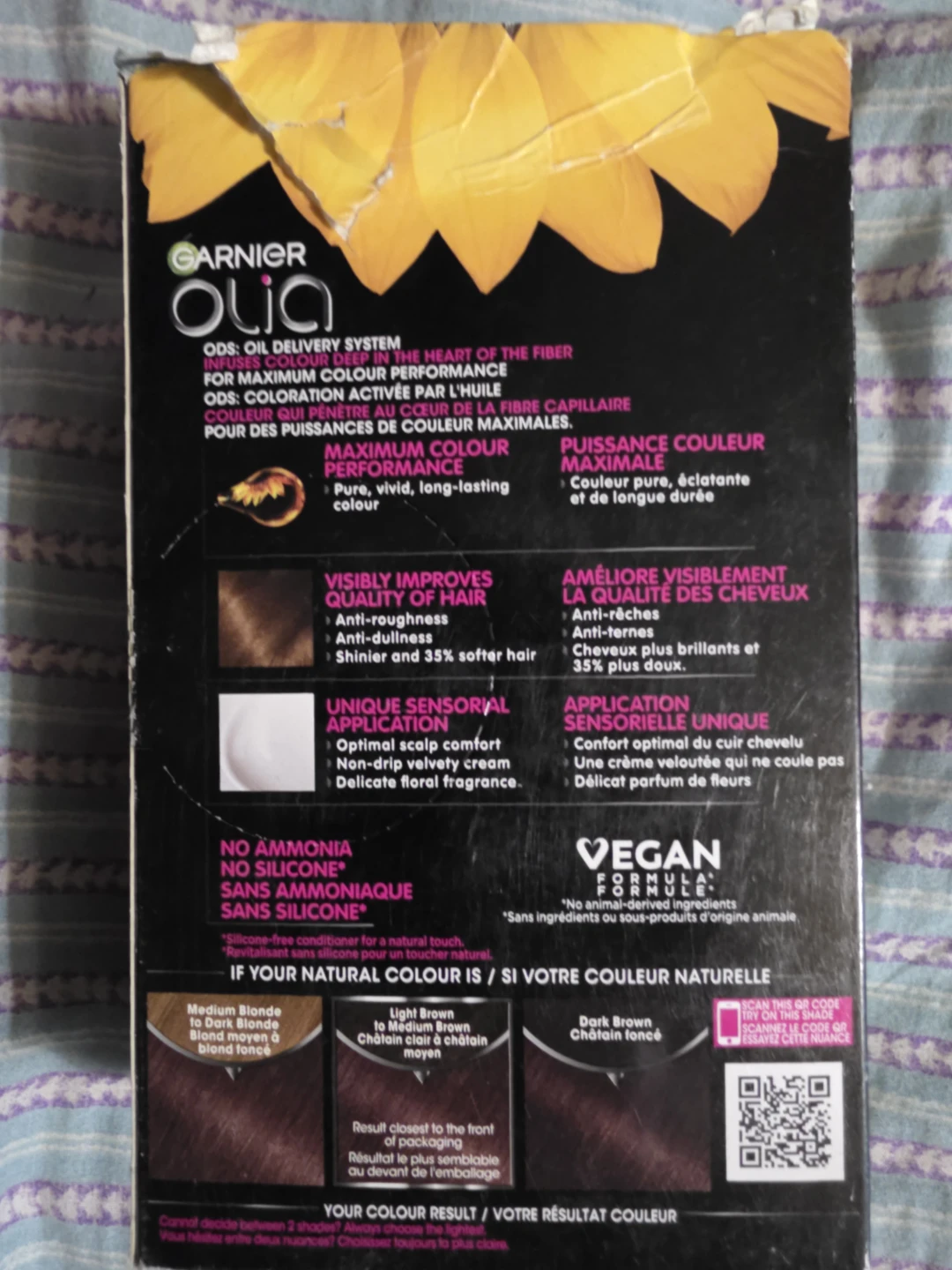 Garnier Olia 6.12 Iridescent Light Brown Hair Colour - photo 4