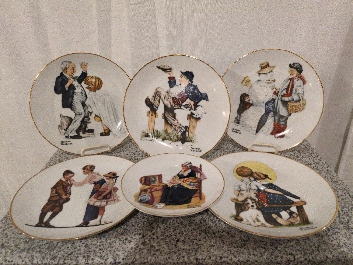 Norman Rockwell "Memories" Collector's Plate