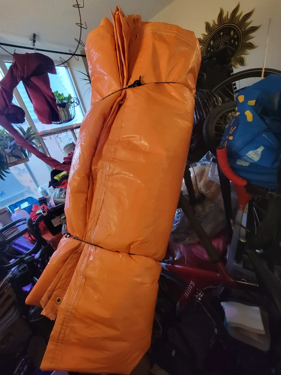 Insulated Orange Tarp