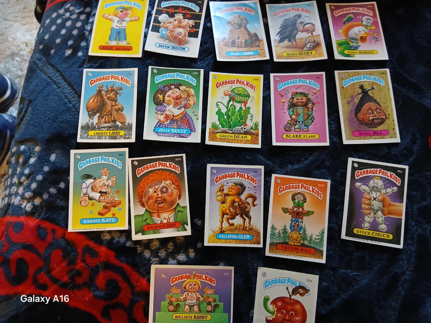 Vintage Garbage Pail Kids Trading Cards Collection