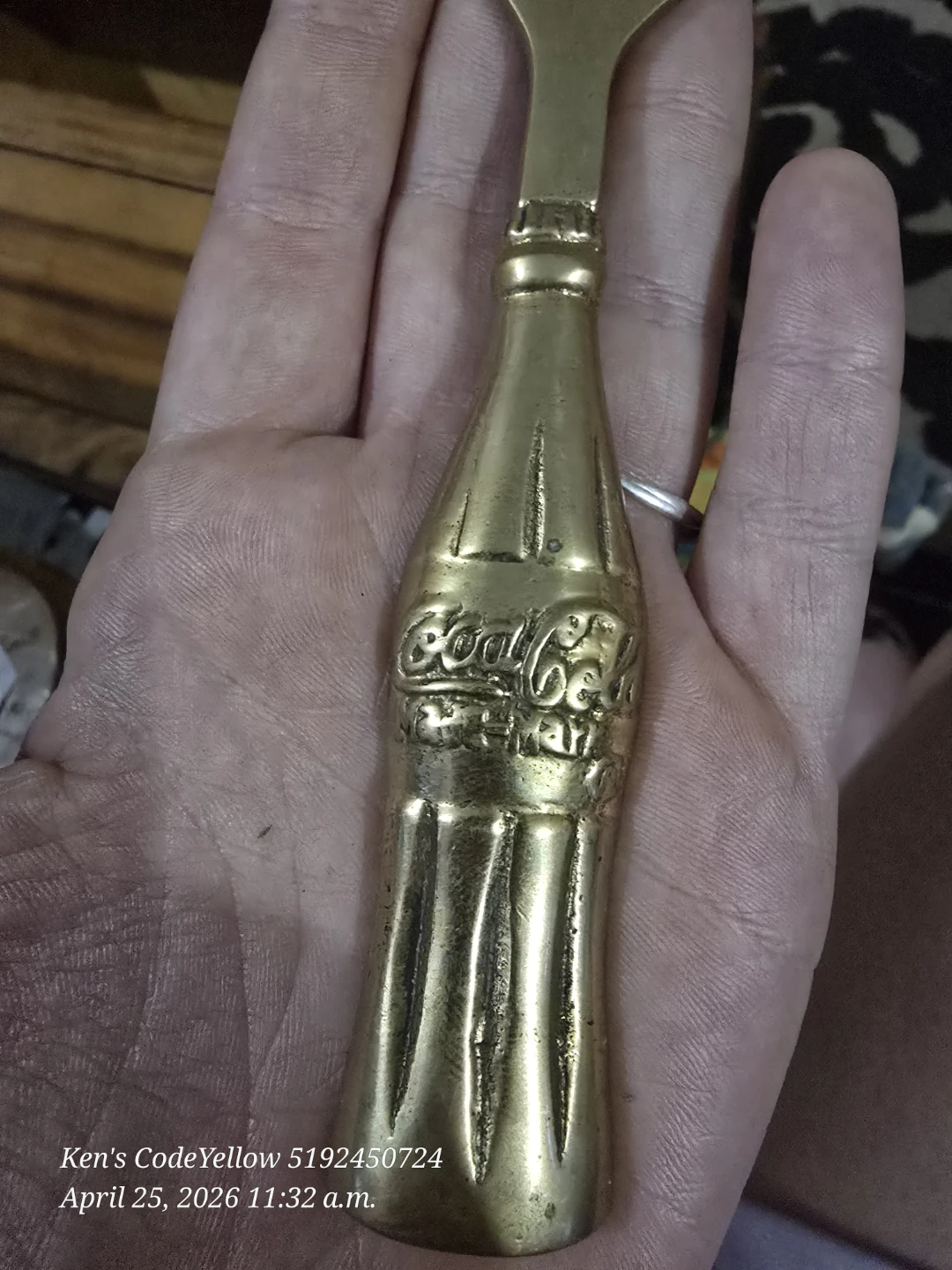 Coca-Cola Bottle Shaped Bottle Opener