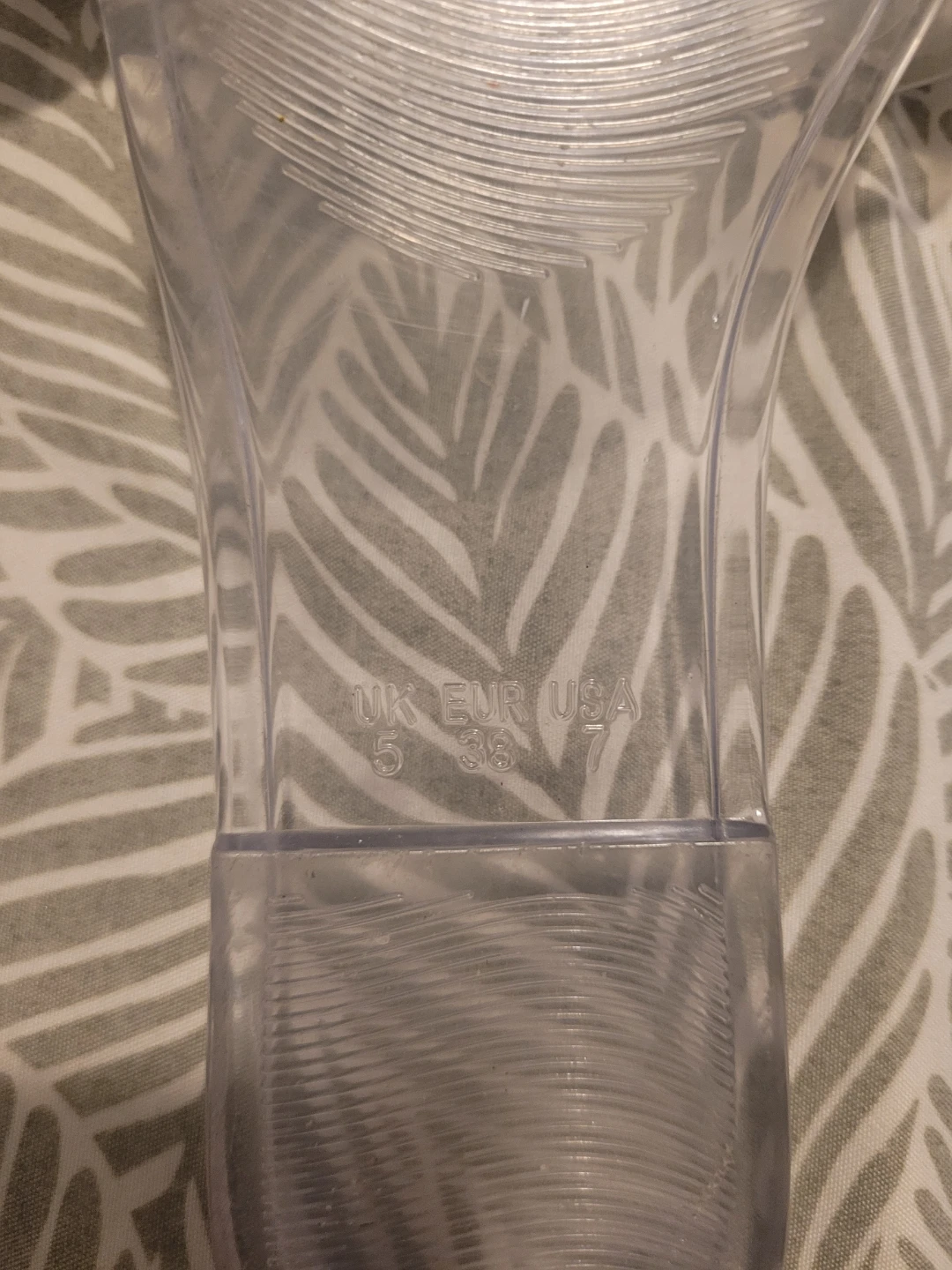Clear Jeweled Slides - Size 7