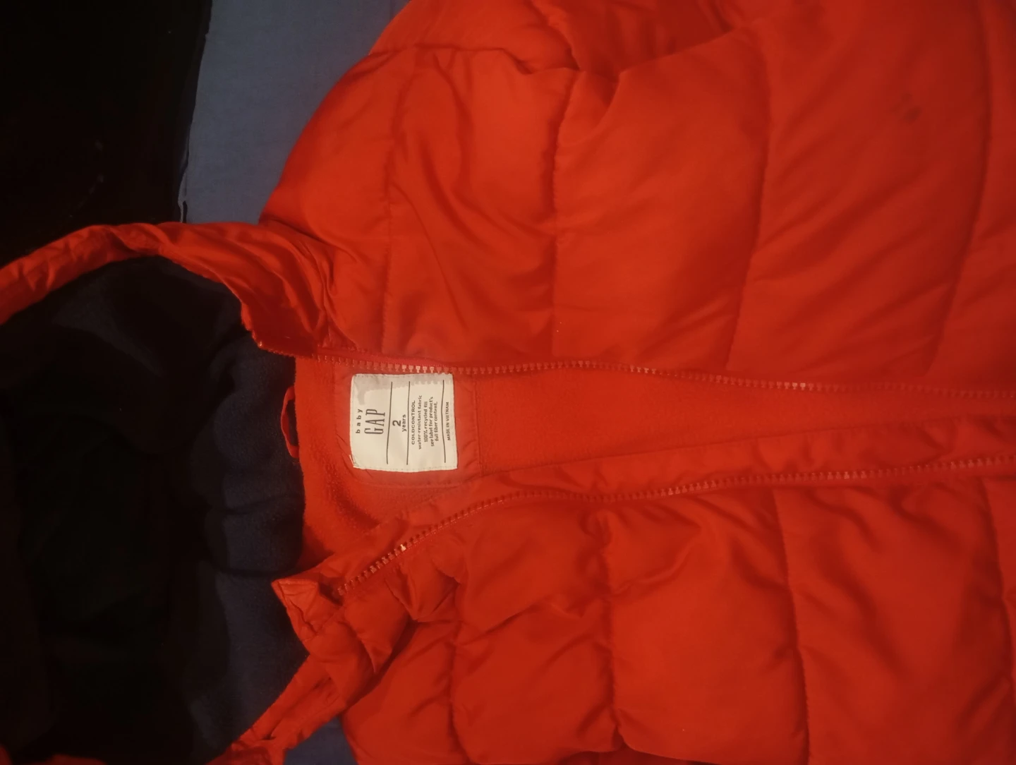 Baby Gap Puffer Jacket - Red - Size 2 - photo 2