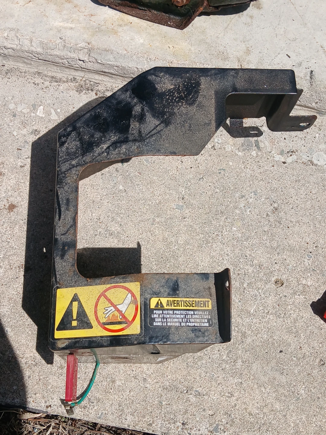 Black Snow Blower Handle Assembly - photo 3