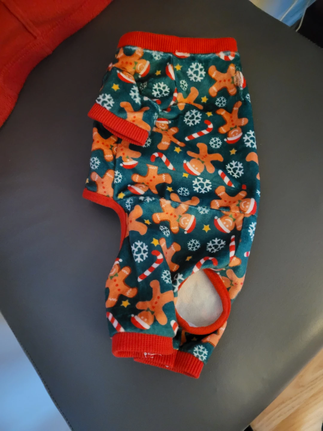 Show XS Gingerbread Dog Pajamas - photo 3