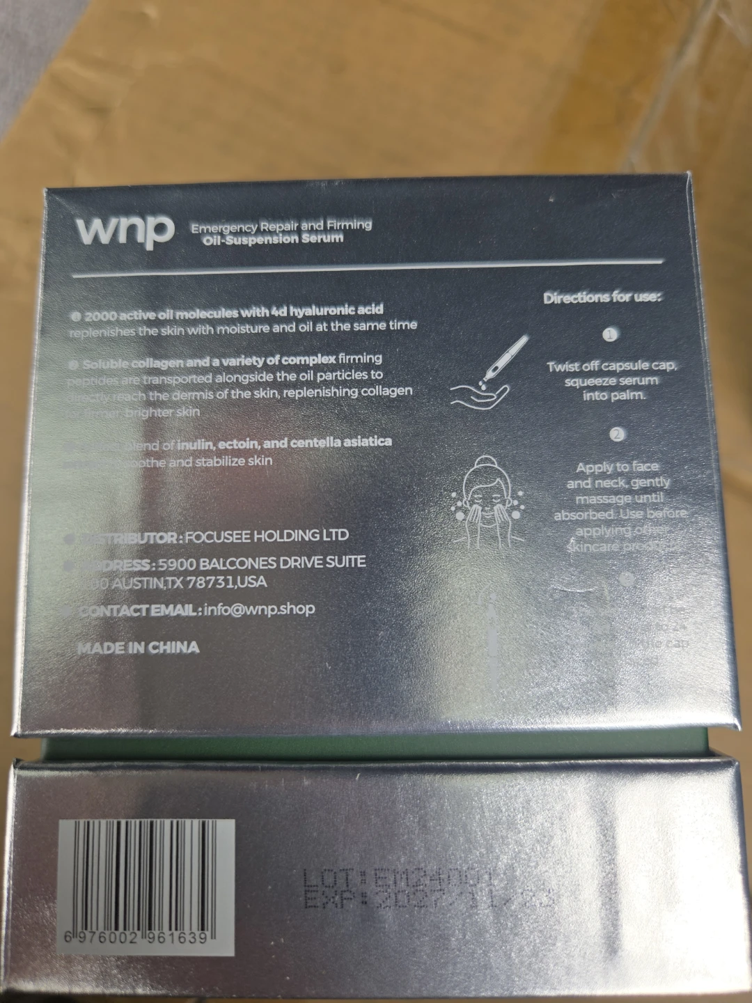 wnp Emergency Repair and Firming Oil-Suspension Serum