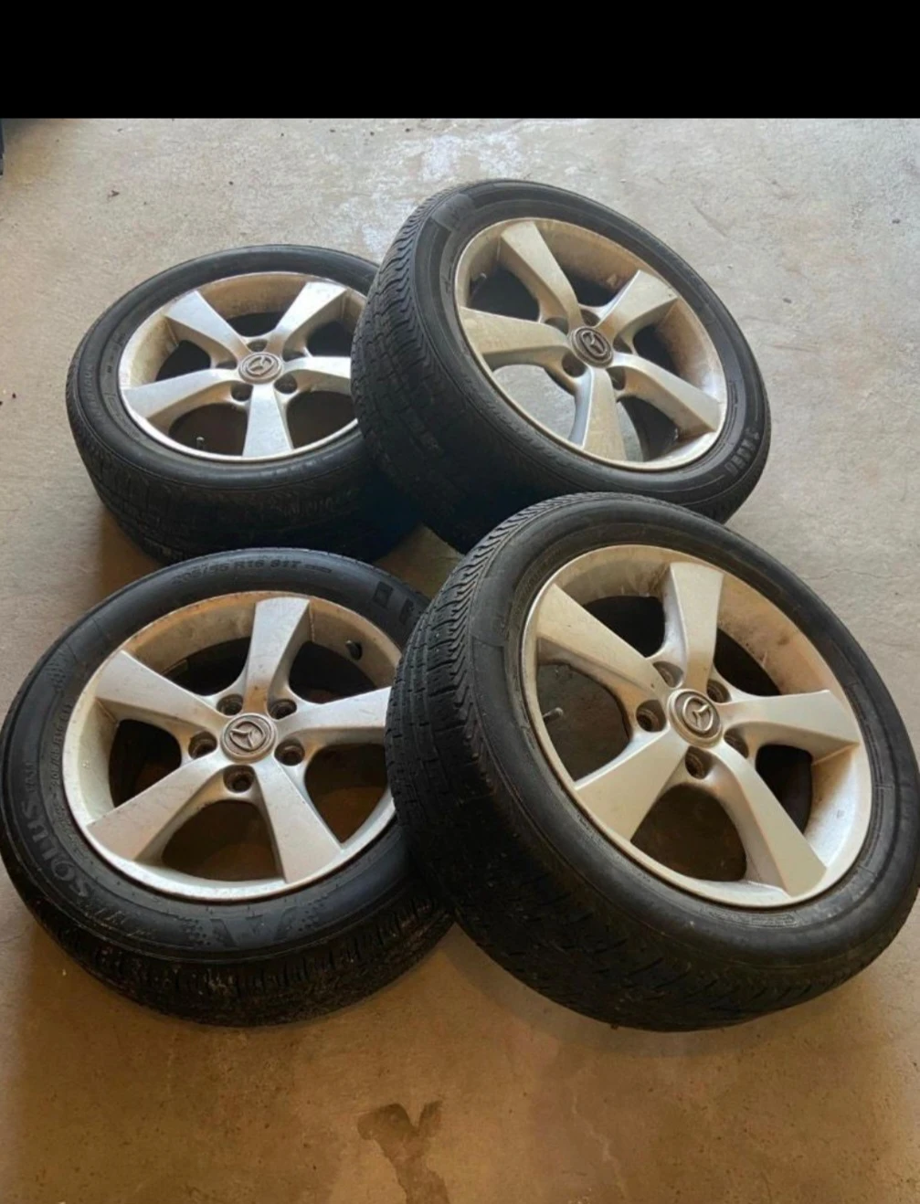 Mazda Alloy Wheels + All-Season Tires (Set of 4)