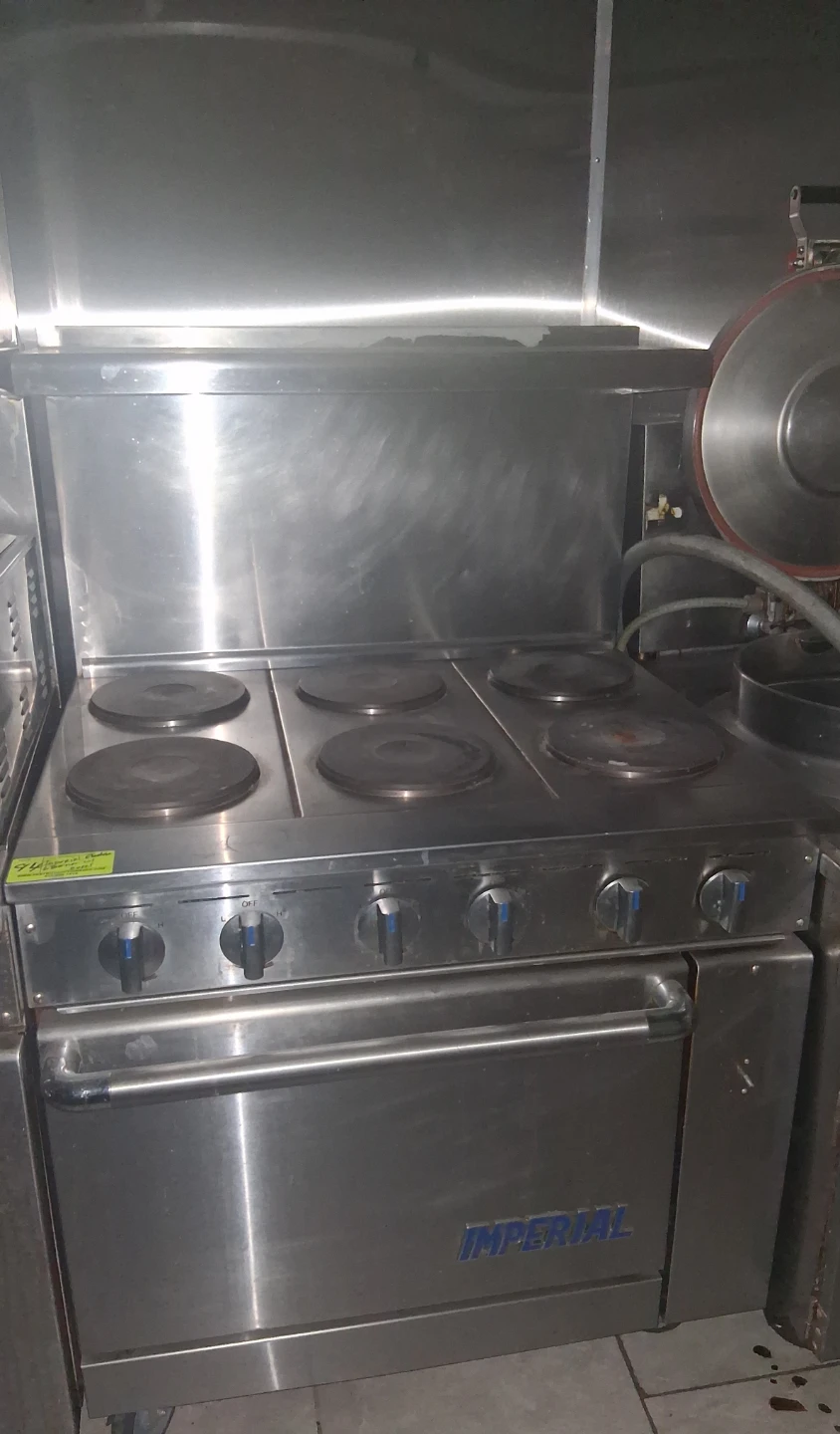 Imperial 6 burner electric stove