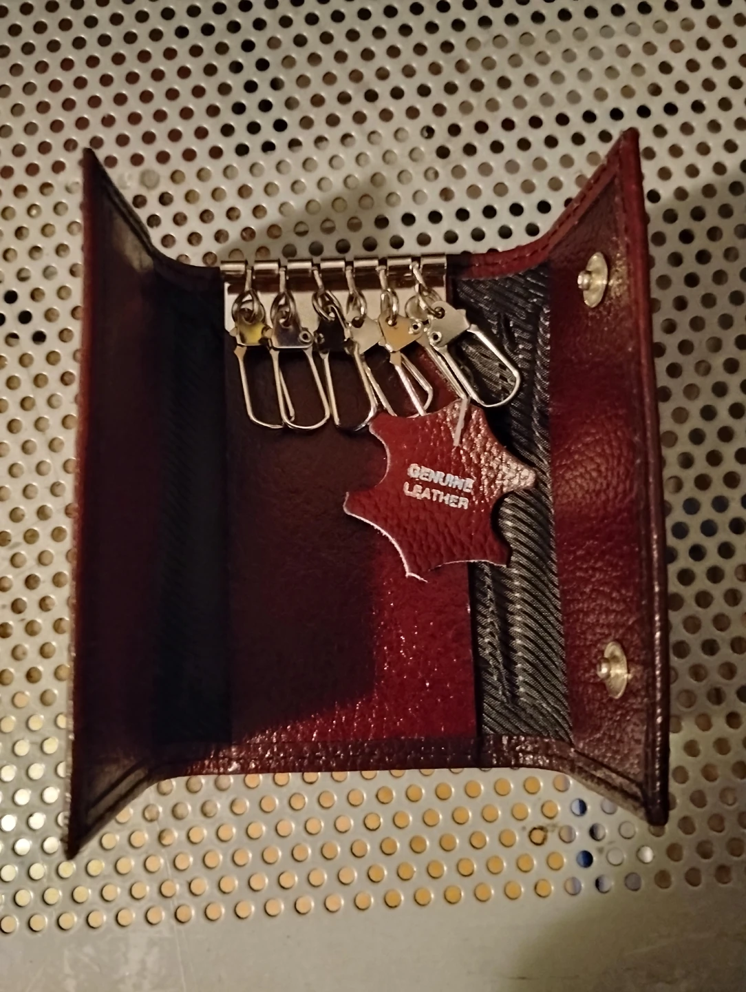 Genuine Leather Key Case Wallet – Multi-Function (Vintage) - photo 5