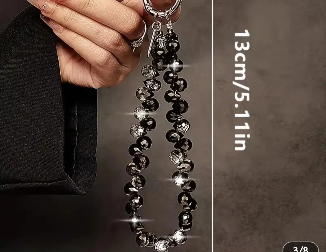 Crystal Beaded Keychain Strap - photo 3