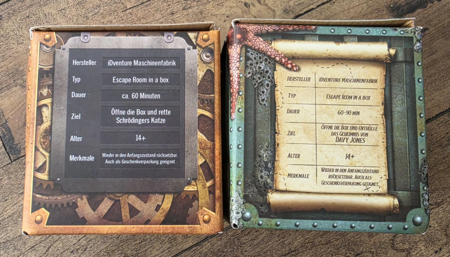 iDventure Wooden Escape Room Puzzle Box (Schrodinger's Cat) - photo 2