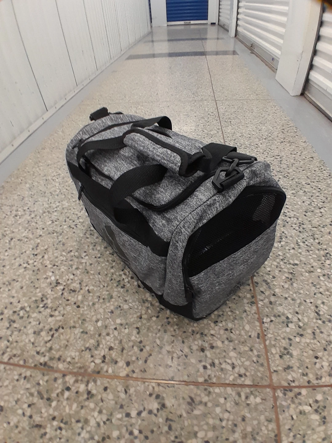 Adidas Grey Duffel Bag College Style Portable Size - photo 4