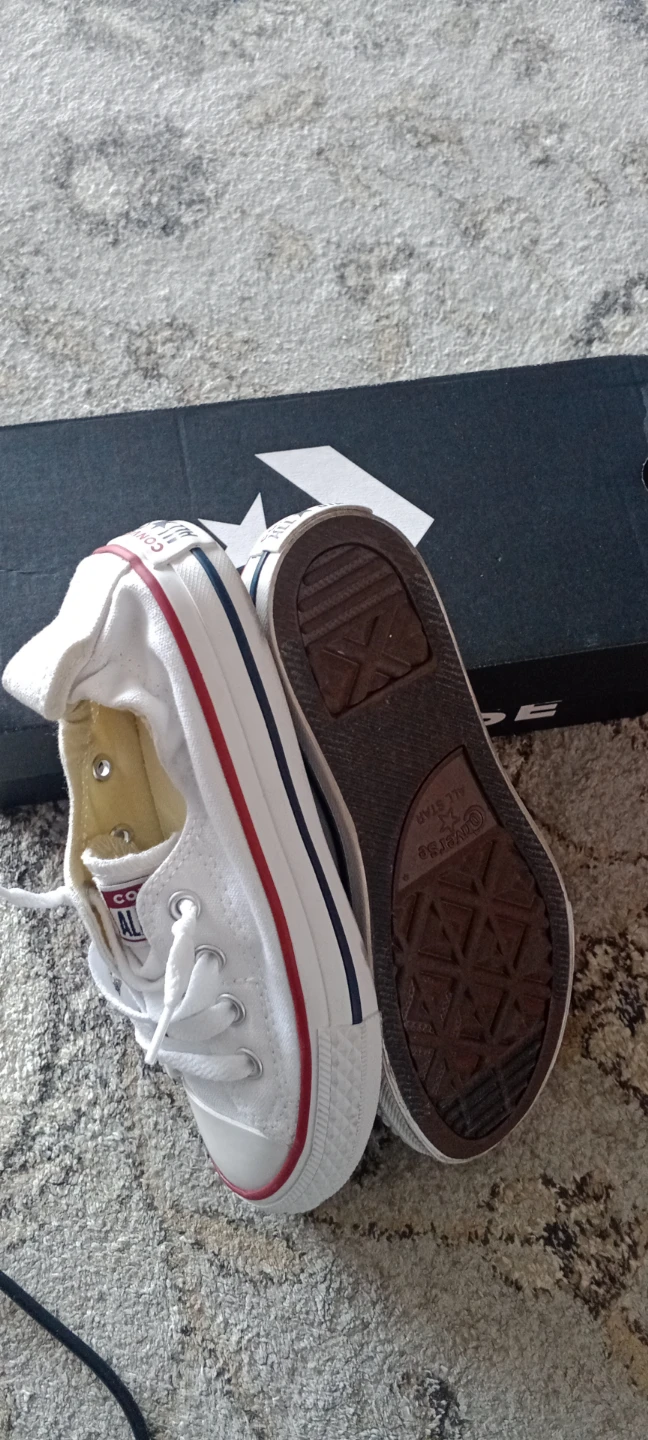 Converse All Star Chuck Taylor Shoes - White, Size 13 (Kids) - photo 2