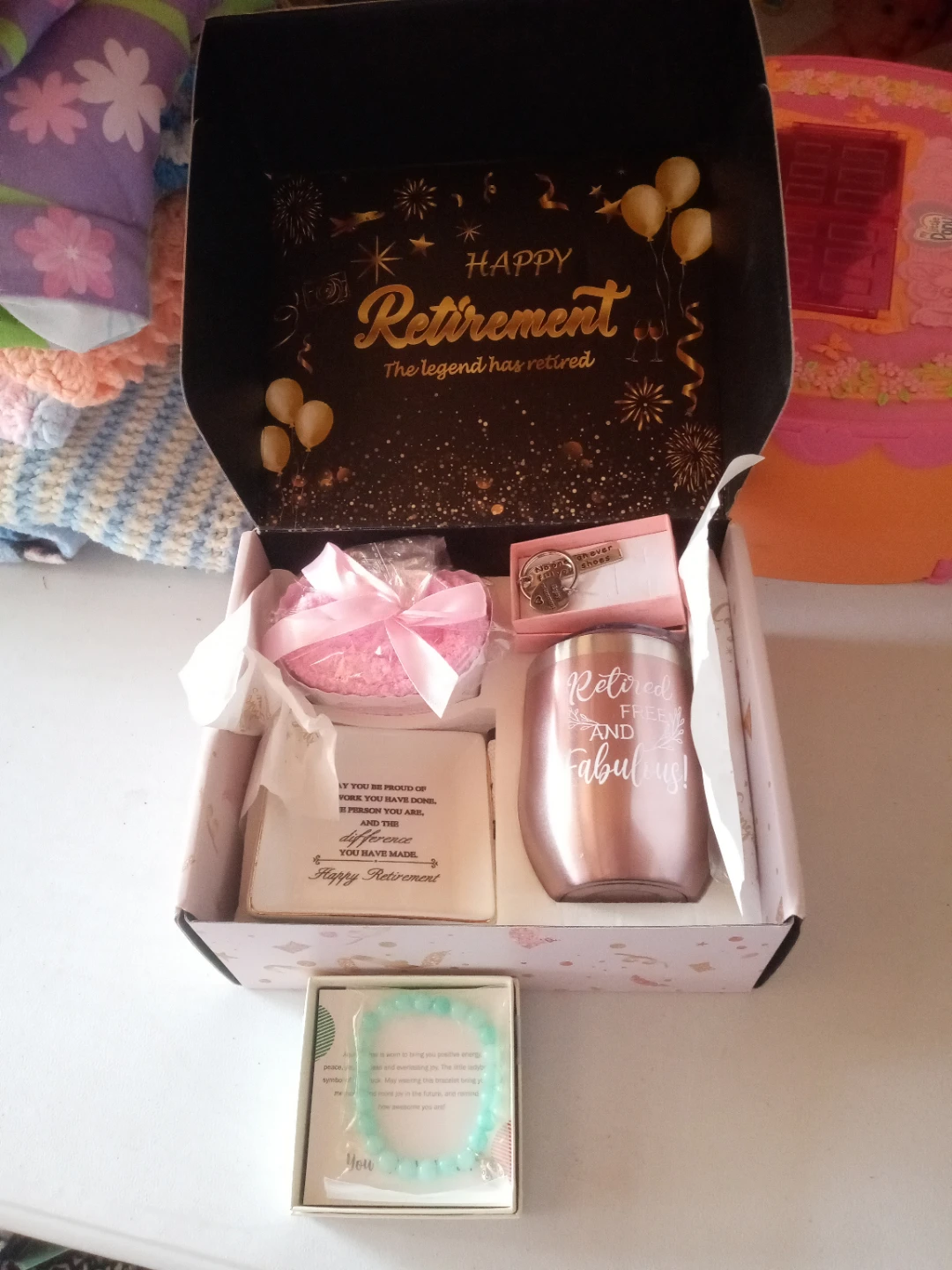 Happy Retirement Gift Box Set for Women