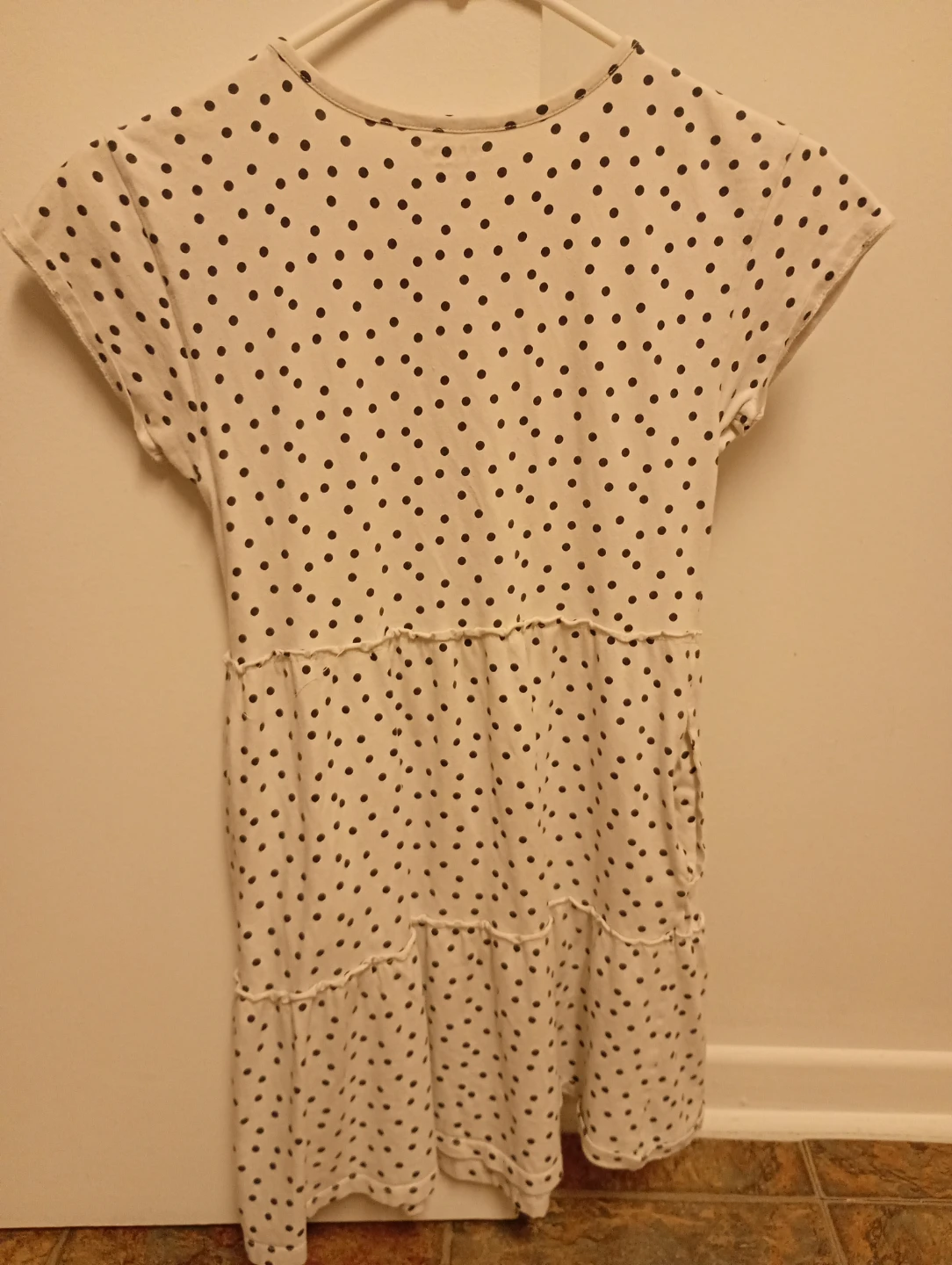 Old Navy Girls Polka Dot Tiered Dress Size L (10-12) - photo 3
