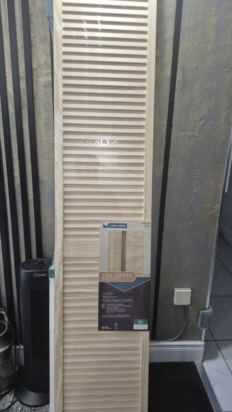 New Veranda Full Louver Bifold Doors - 30" includes everything - photo 5