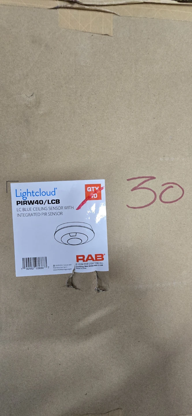 Lightcloud PIRW40/LCB LC Blue Ceiling Sensor with Integrated PIR