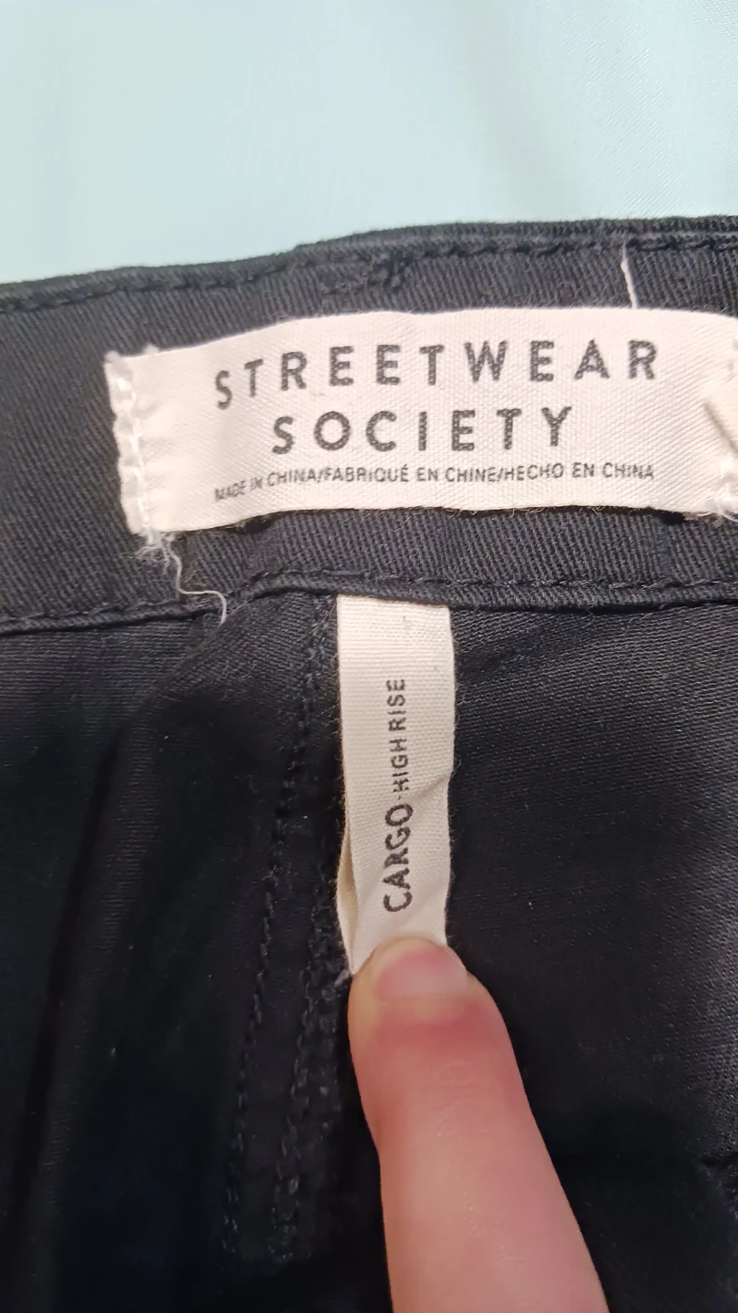 Streetwear Society Cargo High Rise Pants - XS/TP - photo 4