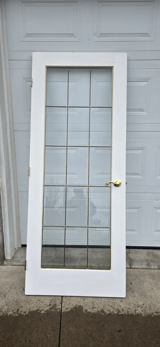 Interior Door with Glass Panes