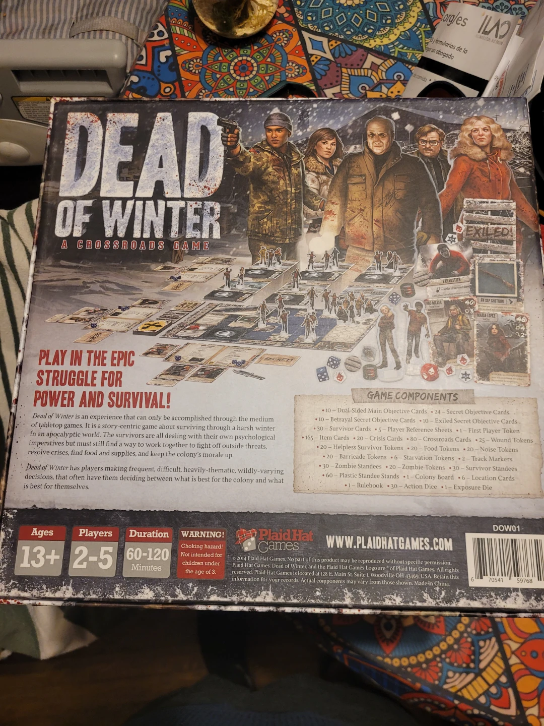 Dead of Winter broad game with expansion - photo 5