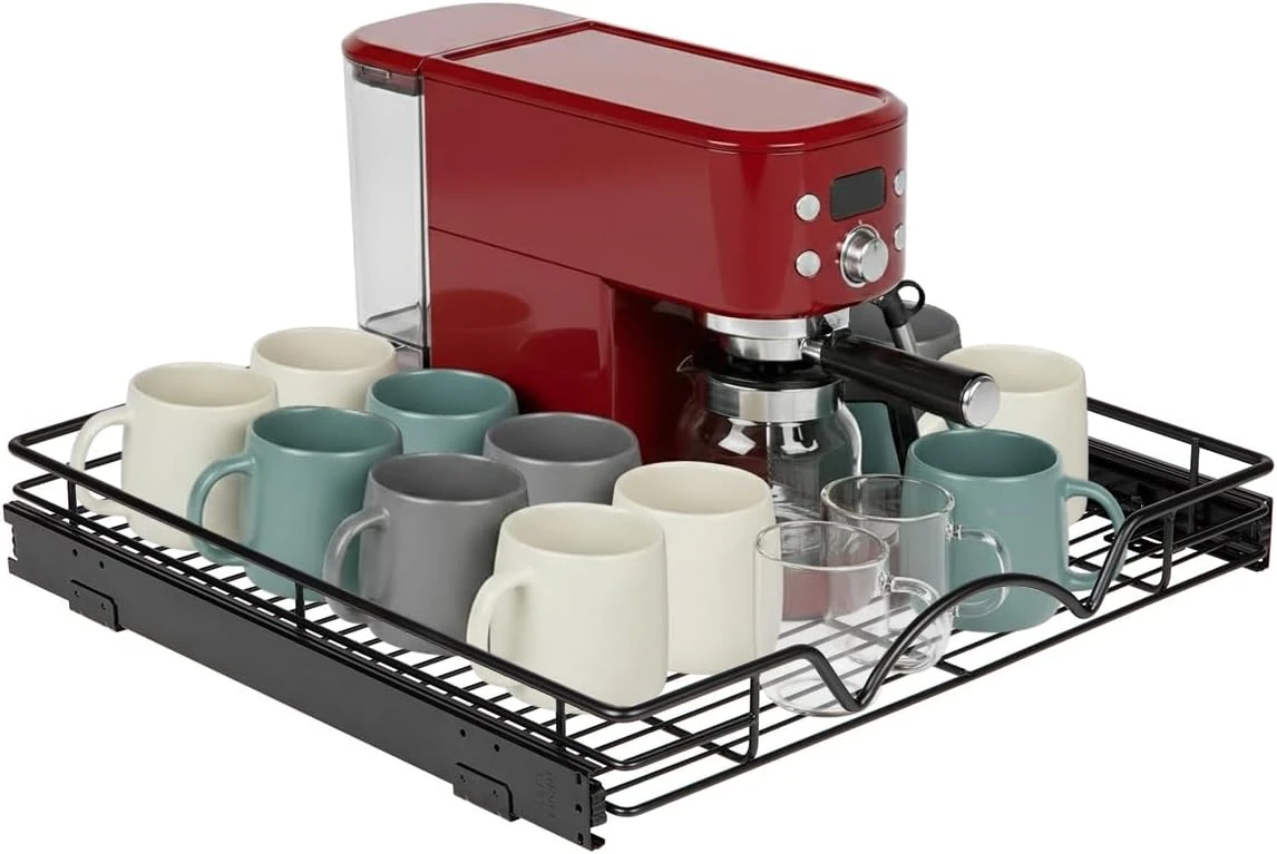 Kitchen Cabinet Pull Out Organizer Basket - photo 2