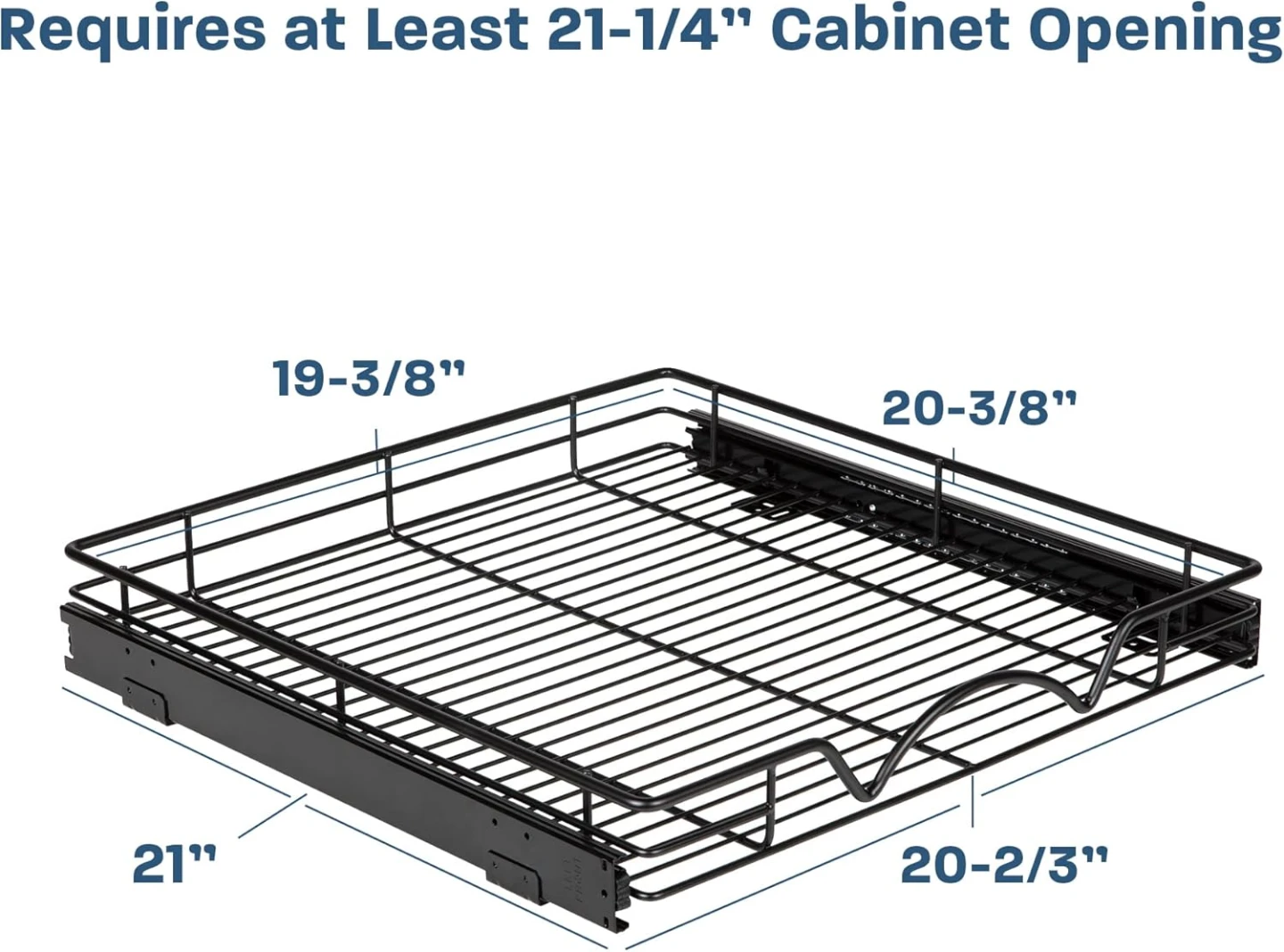 Kitchen Cabinet Pull Out Organizer Basket - photo 4