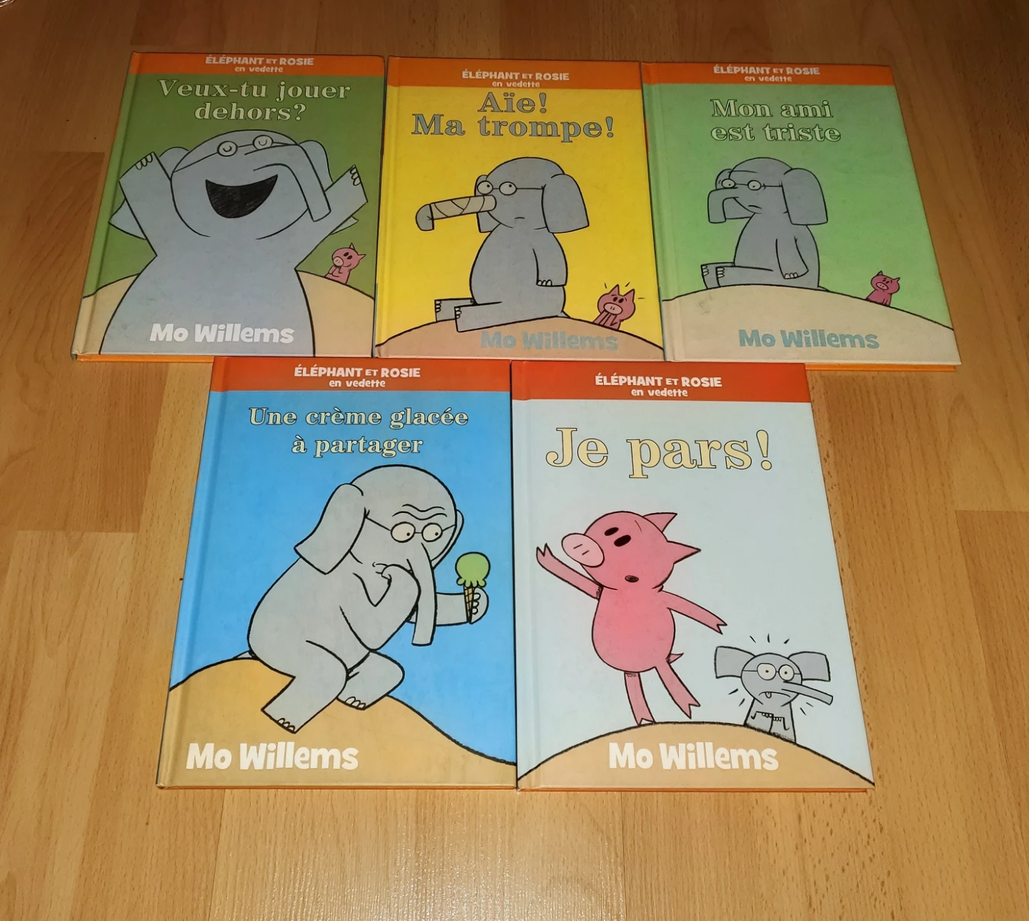 ($7 each) French Mo Willems Elephant and Piggie Books