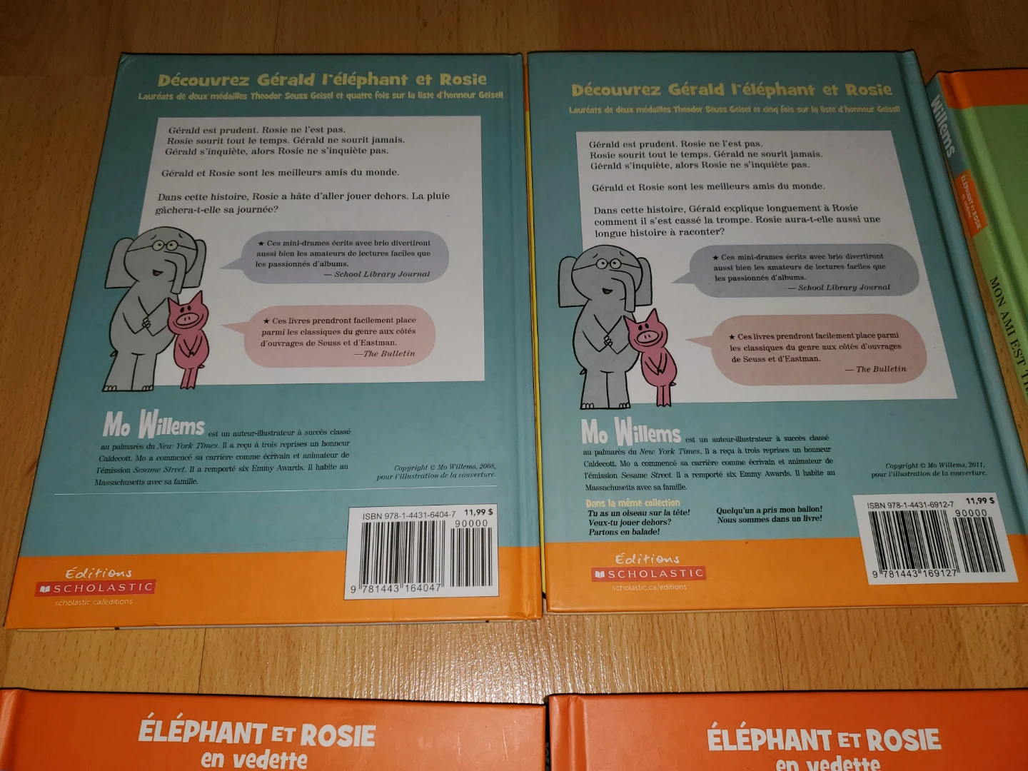 ($7 each) French Mo Willems Elephant and Piggie Books - photo 3